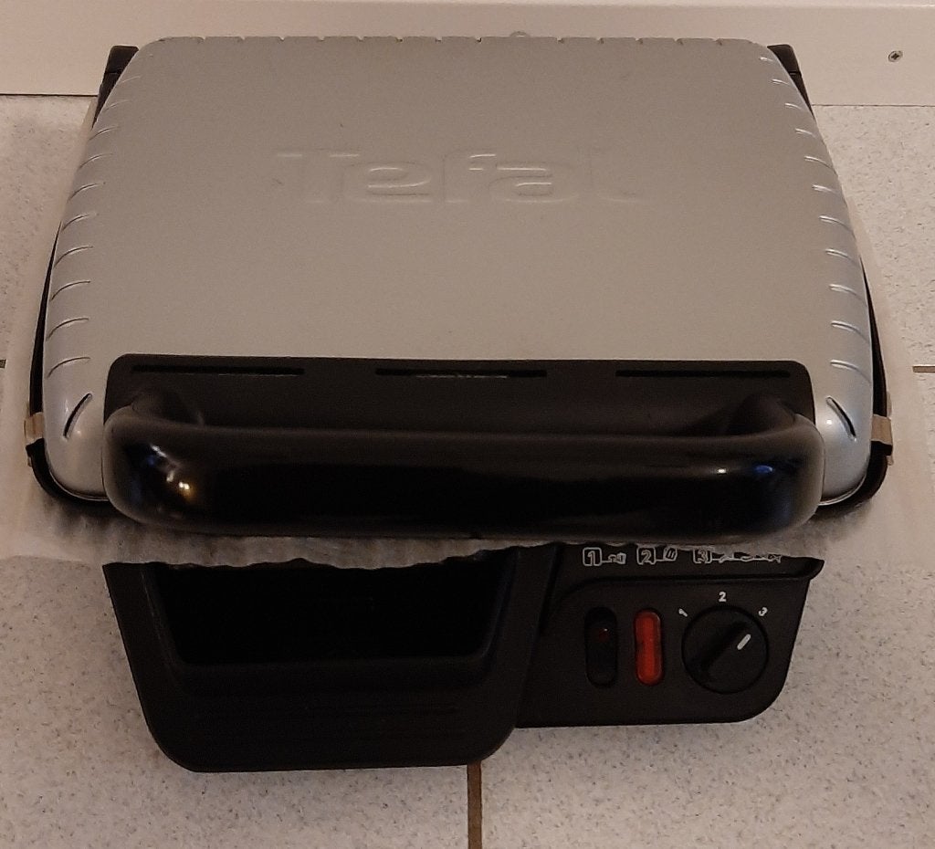 Tefal Ultra Compact GC3050 Contactgrill Groot grilloppervlak, Witgoed en Apparatuur, Contactgrills, Ophalen, Zo goed als nieuw
