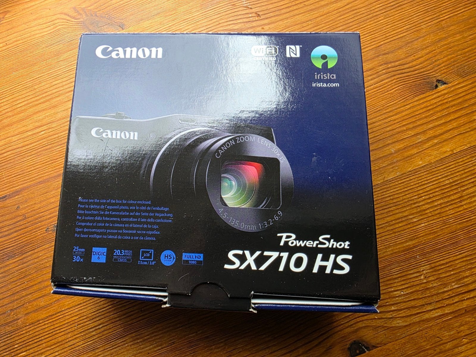 Canon PowerShot SX710 HS Compactcamera met 20.3 MP, Canon, Compactcamera, 8 keer of meer, Ingebouwde flitser