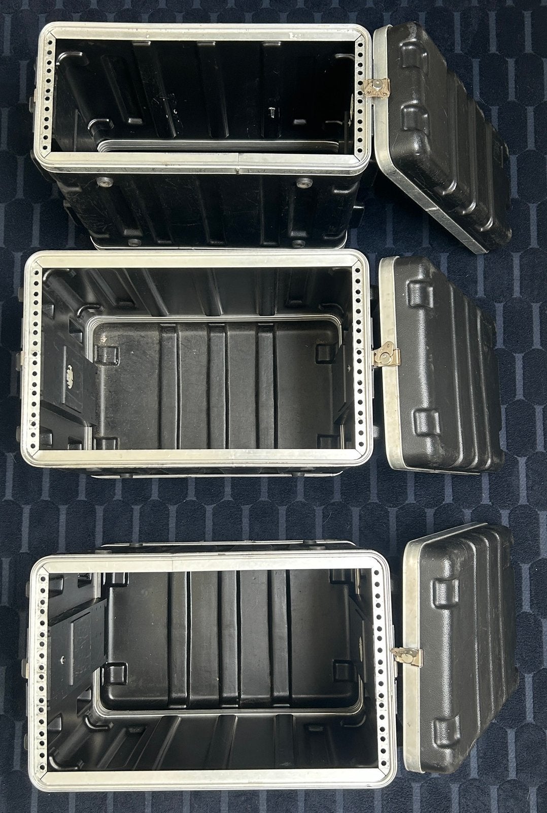 Flightcases 4U en 6U dubbeldeurs (zie omschrijving), Ophalen, Gebruikt, Overige instrumenten