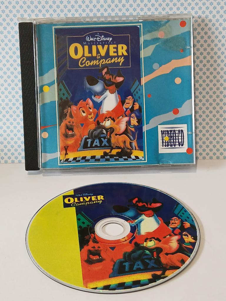Zeldzaam VCD  Olivier & Company, Cd's en Dvd's, VHS | Kinderen en Jeugd, Tekenfilm, Alle leeftijden, Ophalen of Verzenden, Zo goed als nieuw