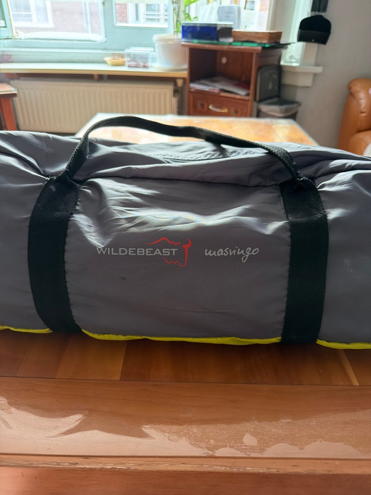Wildebeest slaapzak in draagtas, Ophalen of Verzenden, Gebruikt, Tot en met 2