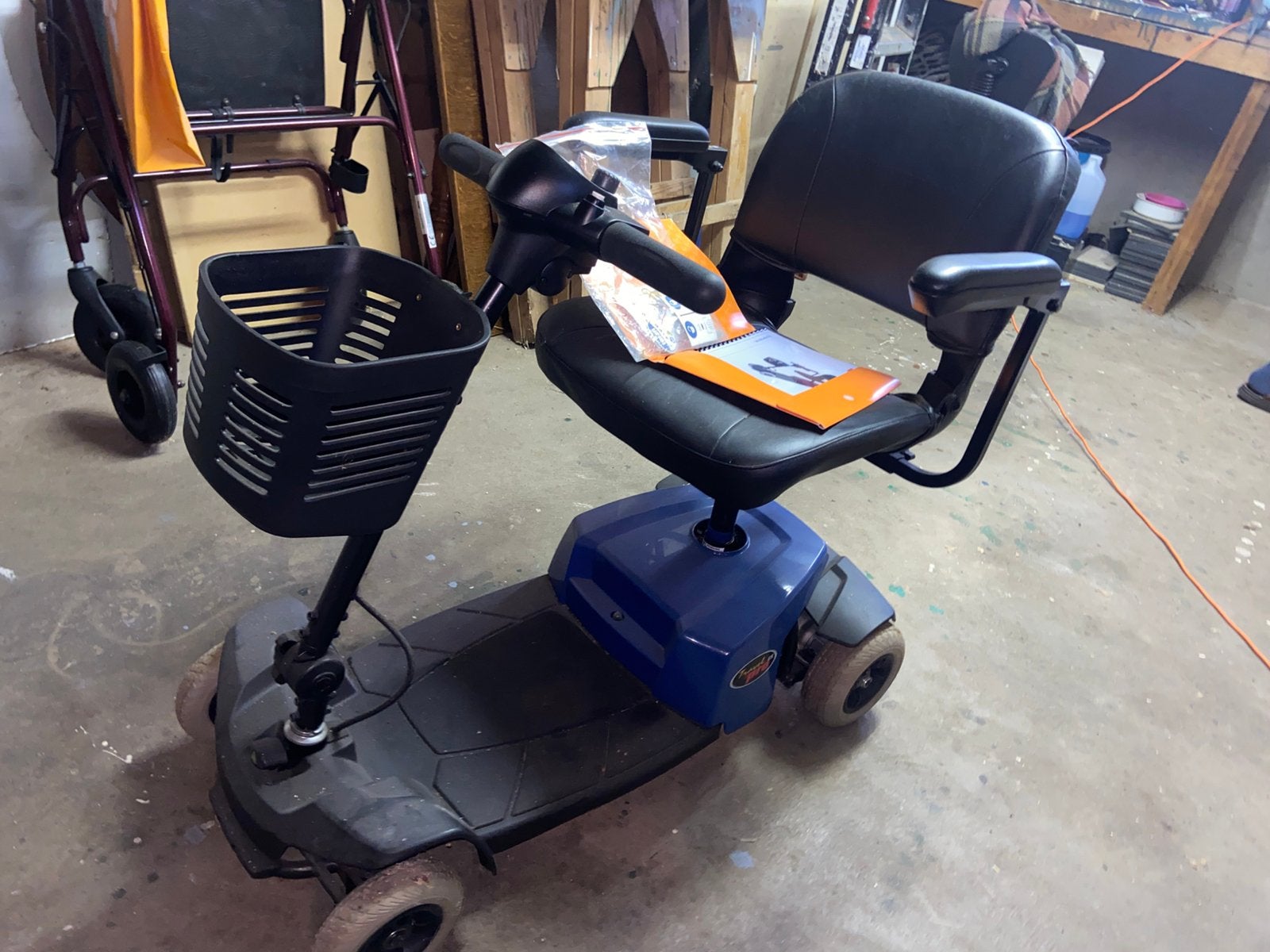 Pride opvouwbare scootmobiel, Diversen, Brommobielen en Scootmobielen, Ophalen, 15 km of minder, 11 t/m 15 km/u, Quingo