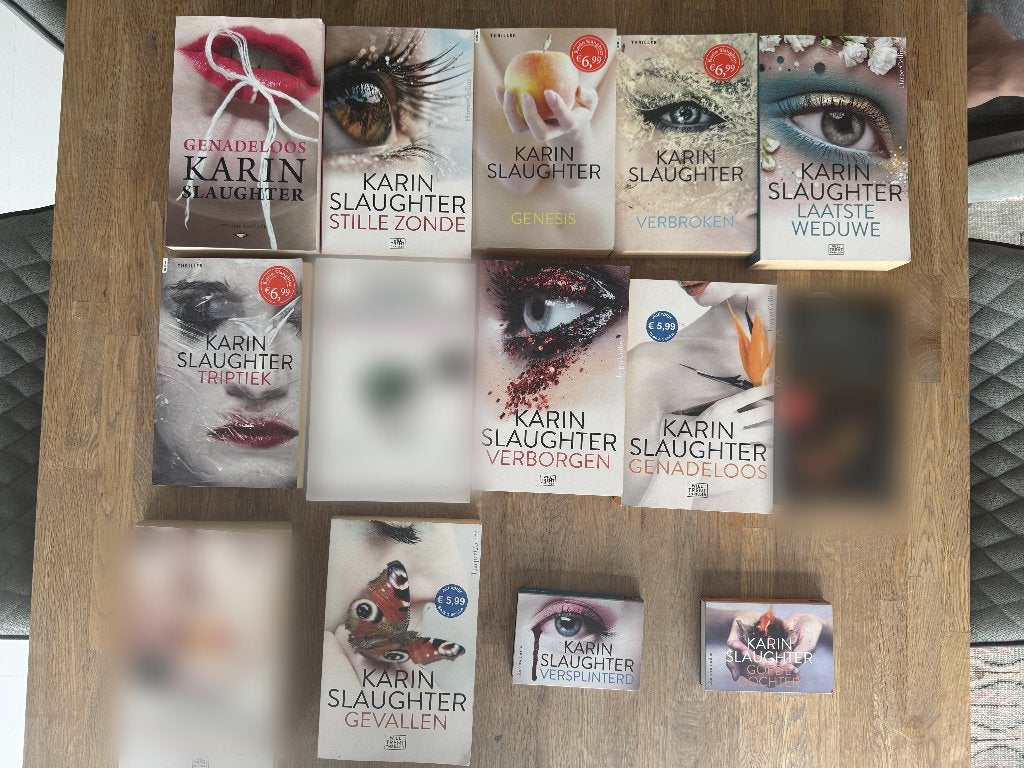 Karin Slaughter Boeken Collectie - Diverse Thrillers, Verzenden, Gelezen, Karin Slaughter