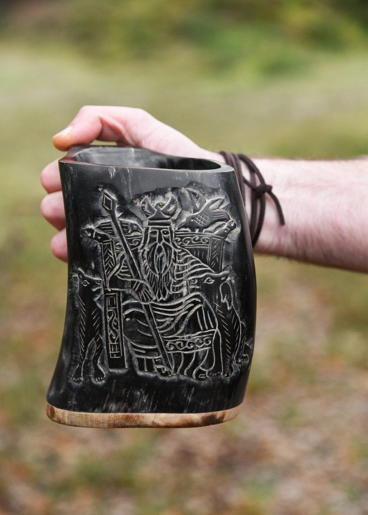 larp, drinkbeker, hoornen, beker, drinkhoorn, middeleeuws, Ophalen of Verzenden, Nieuw, Accessoires