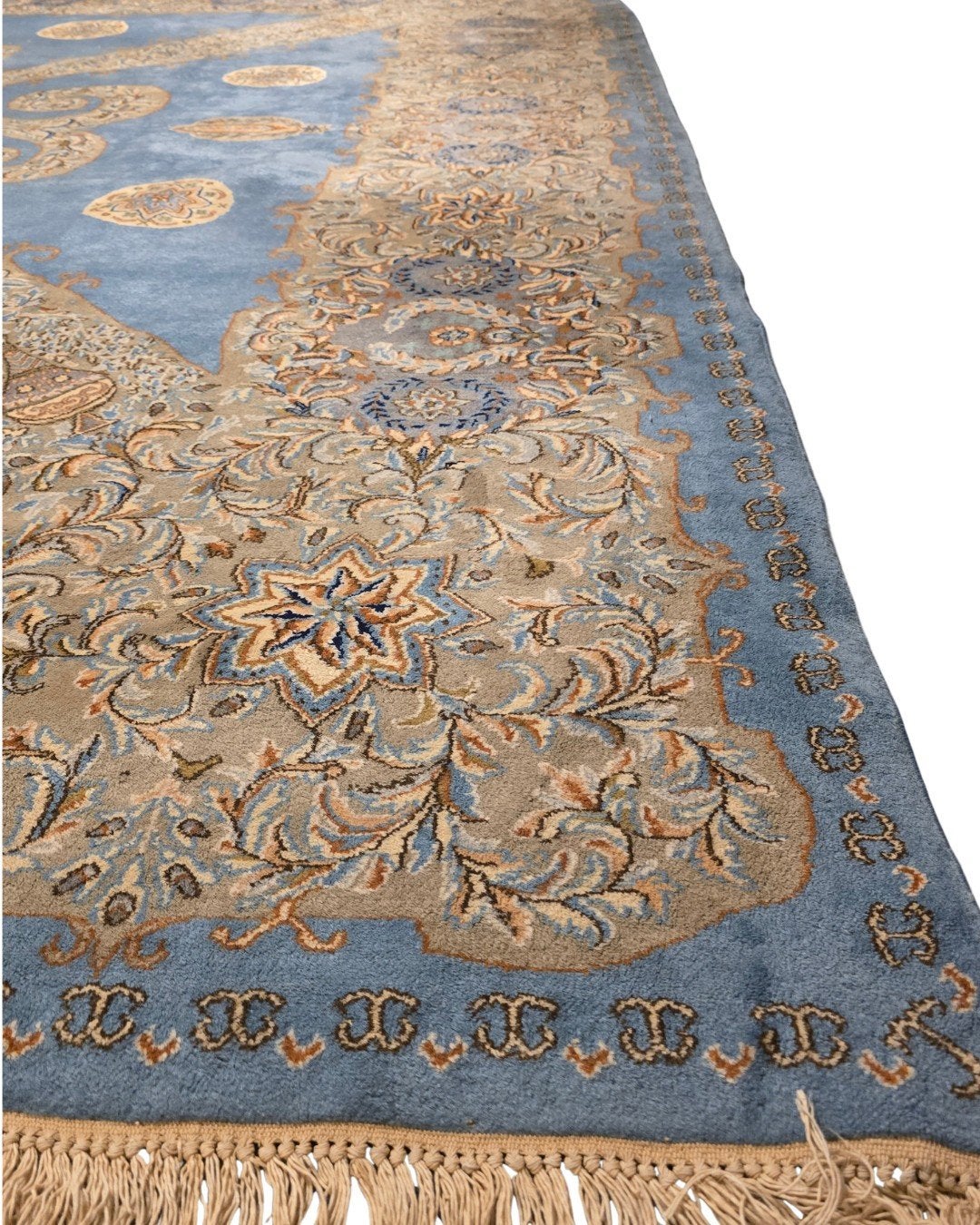 Groot Perzisch tapijt VIERKANT 350x350 wollen vloerkleed, 1185VB, De handelmaatschappij, 200 cm of meer, Ophalen of Verzenden