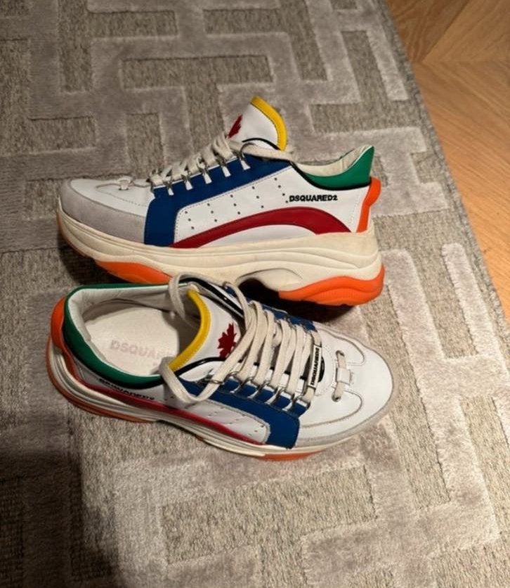Dsquared2 bumpy sneakers 38, Kleding | Dames, Ophalen of Verzenden, Zo goed als nieuw, Sneakers of Gympen