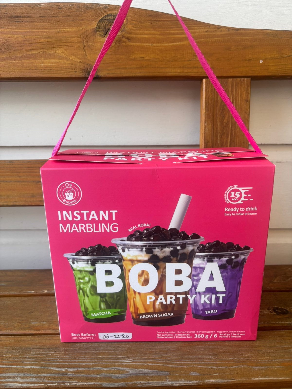 O's Instant Marbling Bubble Tea Boba Party Kit | zelf maken, Ophalen of Verzenden