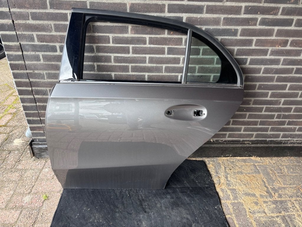 Linksachter deur W177 A Klasse compleet 787 mountain grau, Niet ingevuld, Gebruikt, Deur, Mercedes-Benz