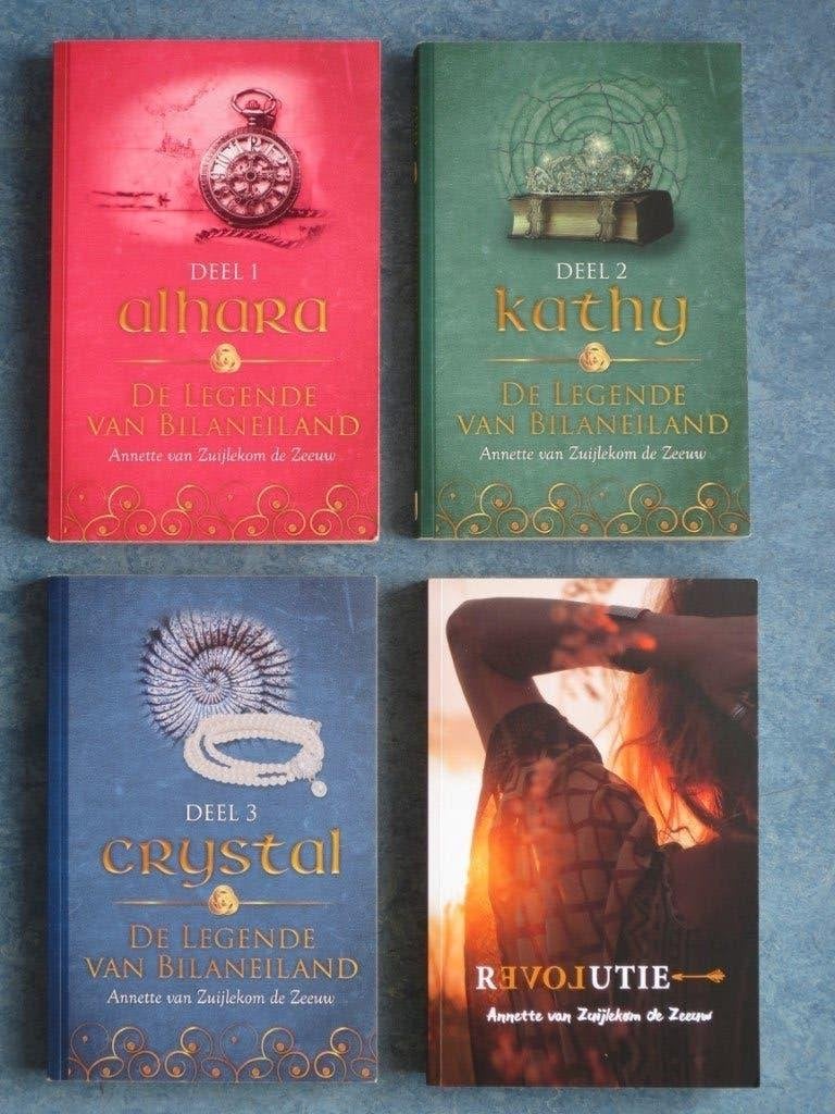 De legende van Bilaneiland deel 1, 2, 3 +Revolutie Zuijlekom, Ophalen of Verzenden, Gelezen, Annette Zuijlekom de Zeeuw