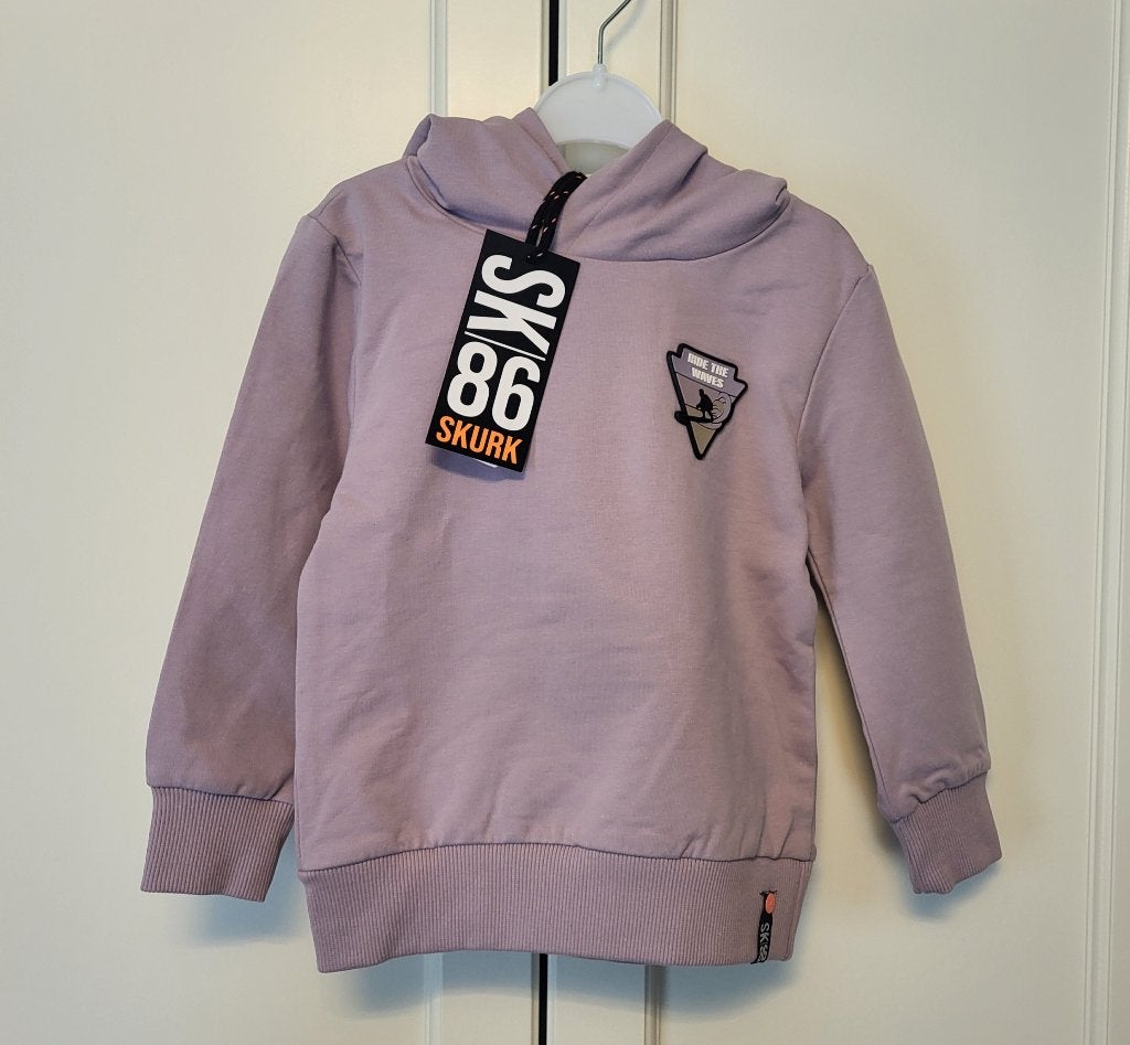 Nieuw! Skurk hoodie, trui, lila, jongen, maat 98, Skurk, Trui of Vest, Nieuw, Ophalen of Verzenden