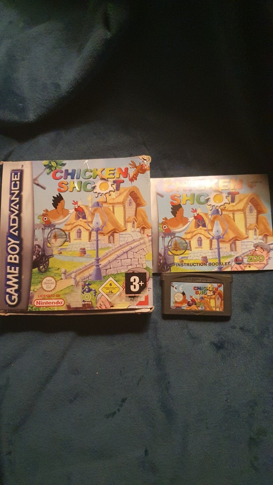 game boy avances chicken shoot spel, Avontuur en Actie, 1 speler, Ophalen of Verzenden, Zo goed als nieuw