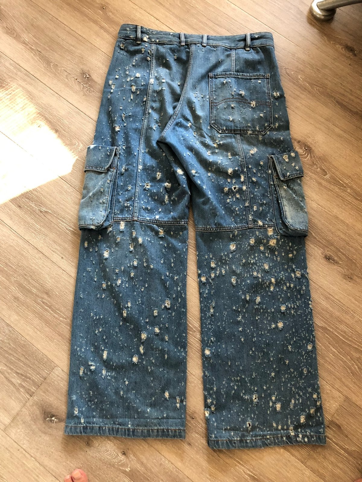 Te gekke acne jeans maat 42, Ophalen of Verzenden, Zo goed als nieuw, Blauw