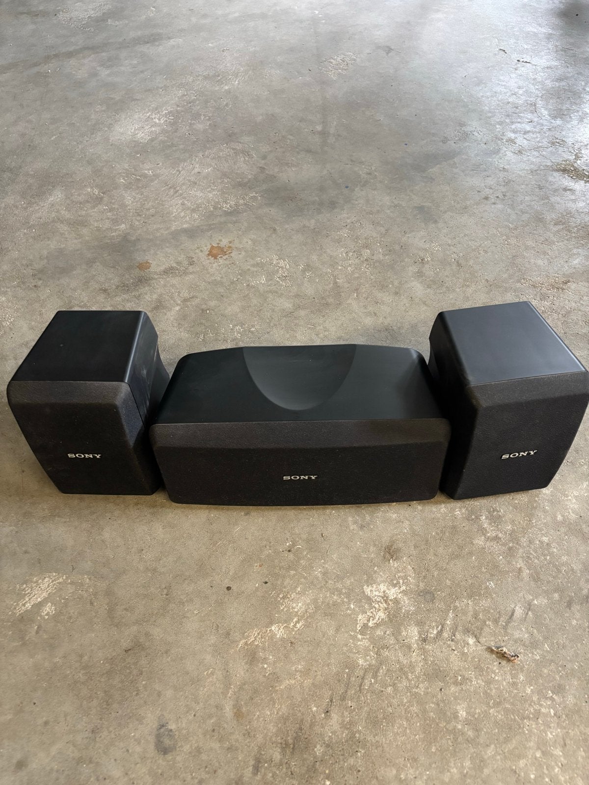 Sony SS-SR15 en SS-CN15 speakerset - Surround/Home Cinema, Ophalen, Zo goed als nieuw, 60 tot 120 watt, Sony