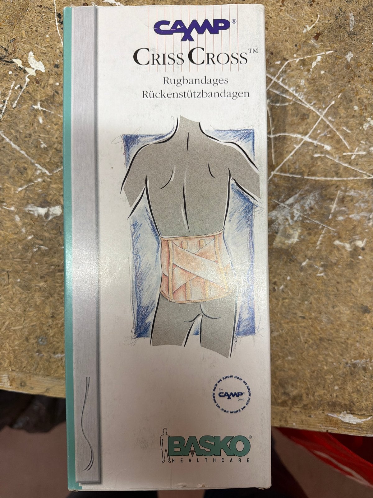 Basko Camp Criss Cross rugbandage, 2 banden, Diversen, Ophalen of Verzenden, Nieuw