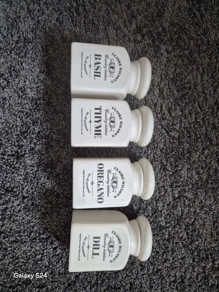 Claire Wilson's kruidenpotjes 4 stuks, Ophalen