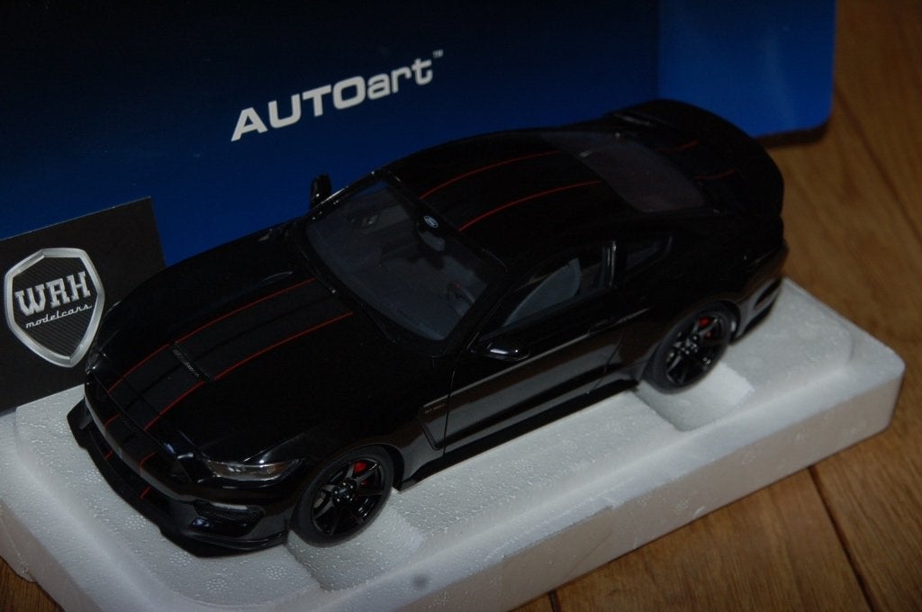 1:18 FORD MUSTANG SHELBY GT350R black Autoart 72934 WRH, Hobby en Vrije tijd, Verzenden, Zo goed als nieuw, Auto, Autoart