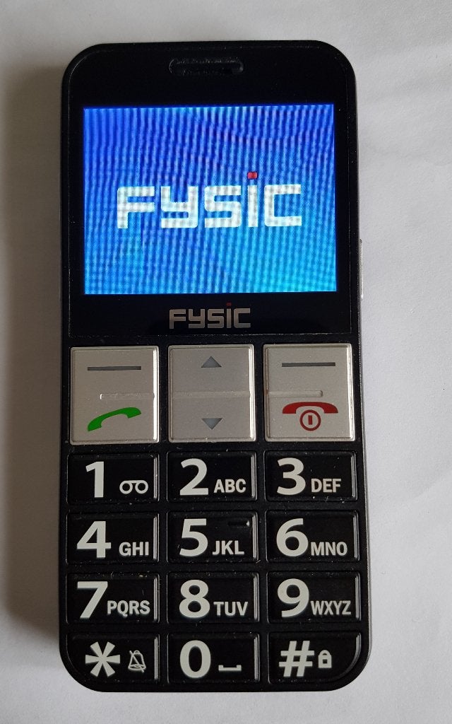 Fysic FM-7810 seniorentelefoon compleet met oplaadstation, Ophalen of Verzenden, Zo goed als nieuw, 1 handset
