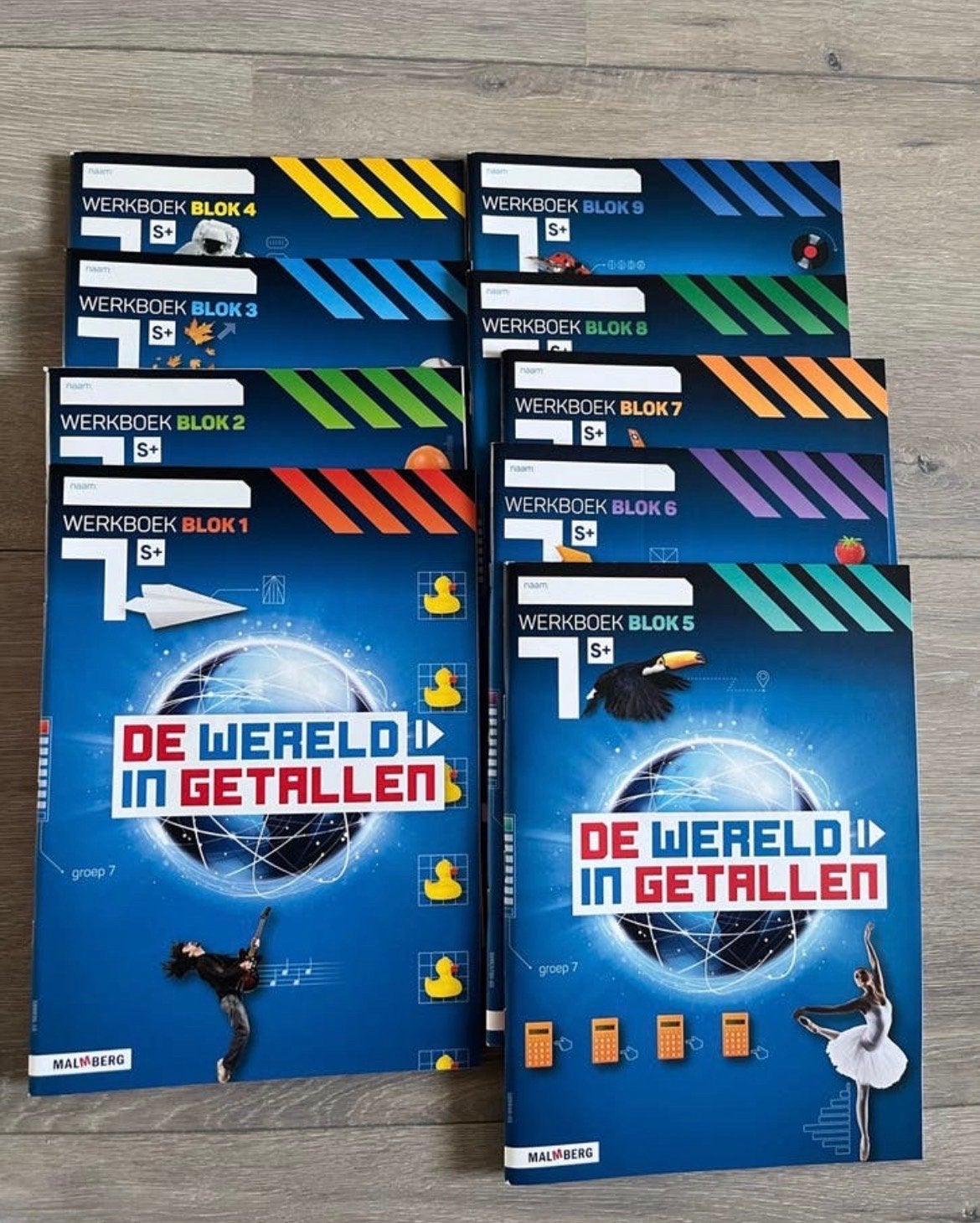 De Wereld in Getallen groep 7 S+ - Werkboeken & Takenboeken, Boeken, Ophalen of Verzenden, Gelezen, Overige niveaus, Wiskunde A
