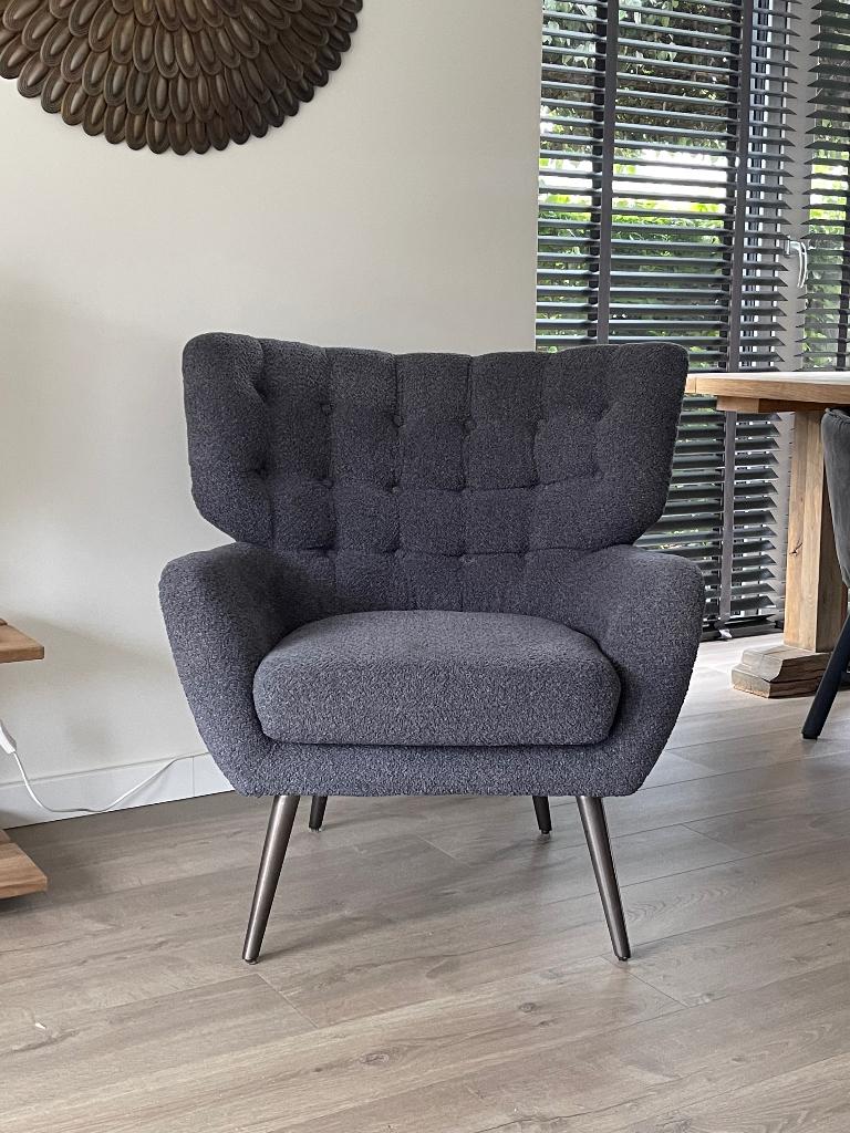 Fauteuil, Ophalen, Gebruikt, 75 tot 100 cm, Stof