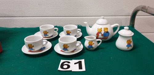 Mini servies beren, 11-delig, Ophalen of Verzenden