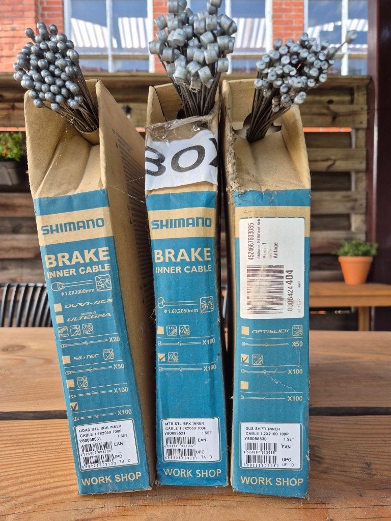 Grote partij originele Shimano binnenkabels – rem/ shakel, Overige materialen, Overige typen, Nieuw, Ophalen of Verzenden