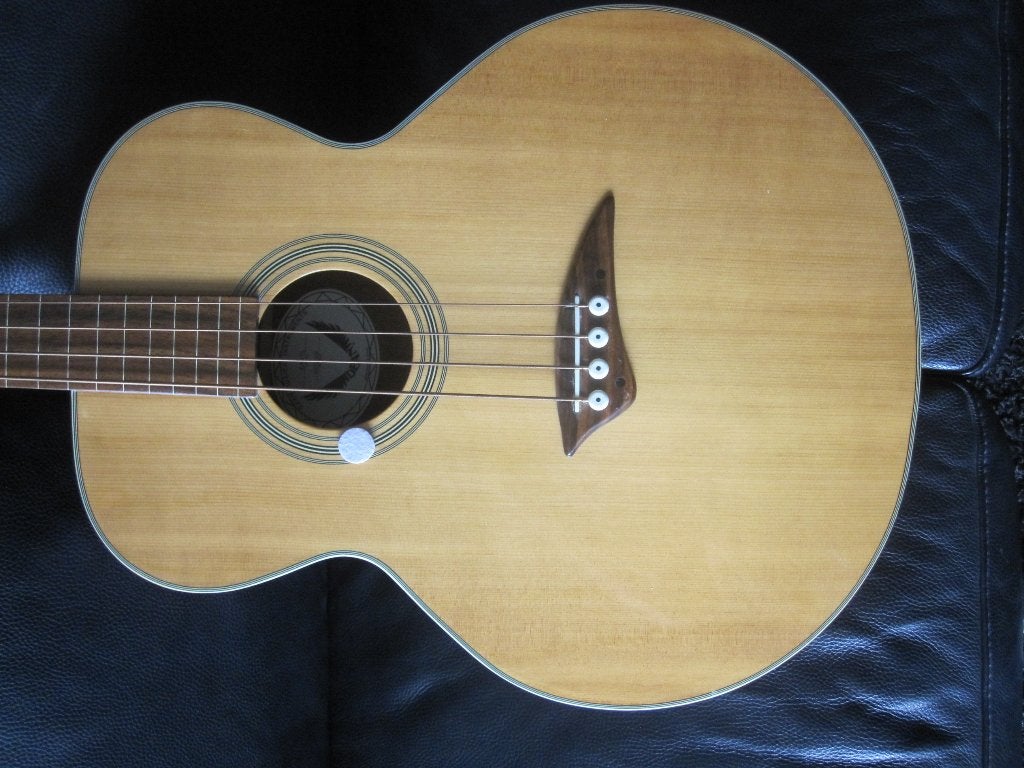 ACOUSTISCHE BASGITAAR FRETLESS, Ophalen, Zo goed als nieuw, Akoestisch