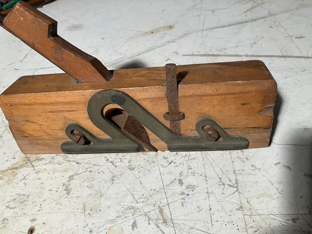 Sponningschaaf nooitgedagt antiek, Antiek en Kunst, Antiek | Gereedschap en Instrumenten, Ophalen of Verzenden