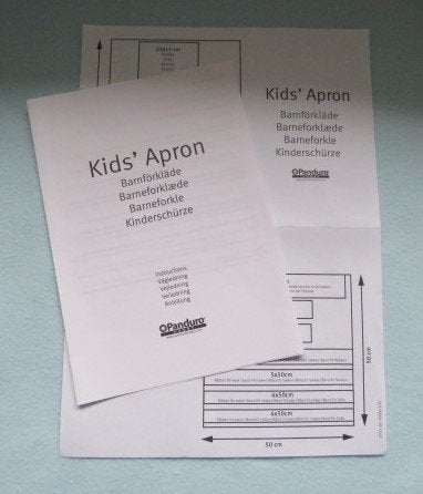 1 EURO OF GRATIS Naaipatroon kinderschort, Overige typen, Kind, Nieuw, Ophalen