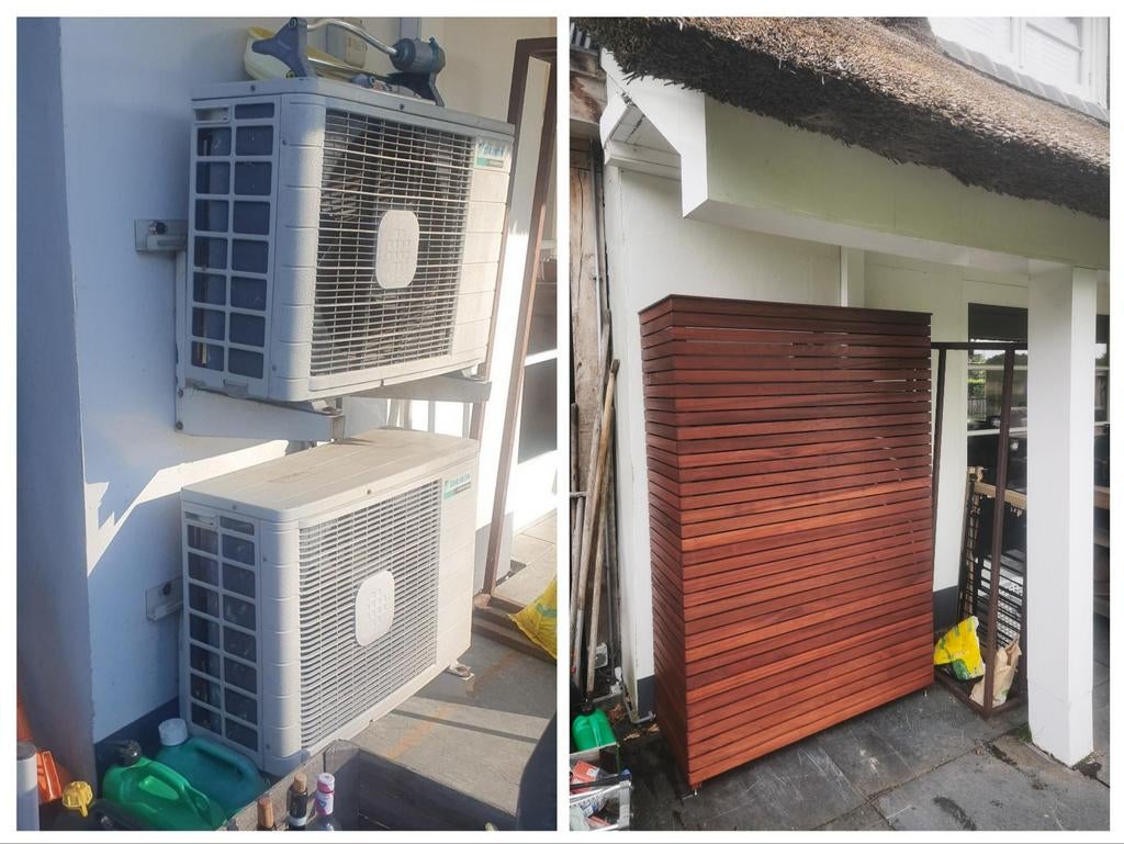 Airco ombouw - hardhout - op maat, Ophalen, Zo goed als nieuw, Overige typen