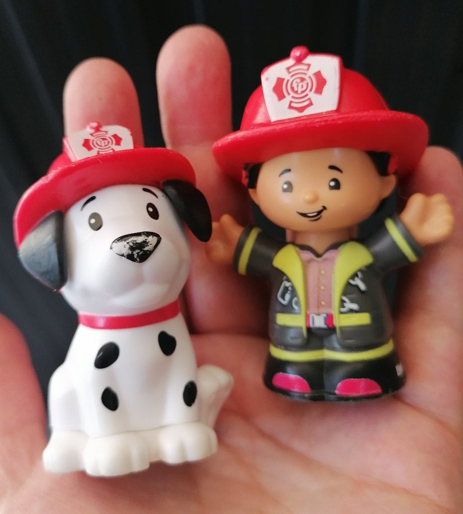 Little people brandweer man en hond, Kinderen en Baby's, Speelgoed | Fisher-Price, Ophalen of Verzenden, Speelset