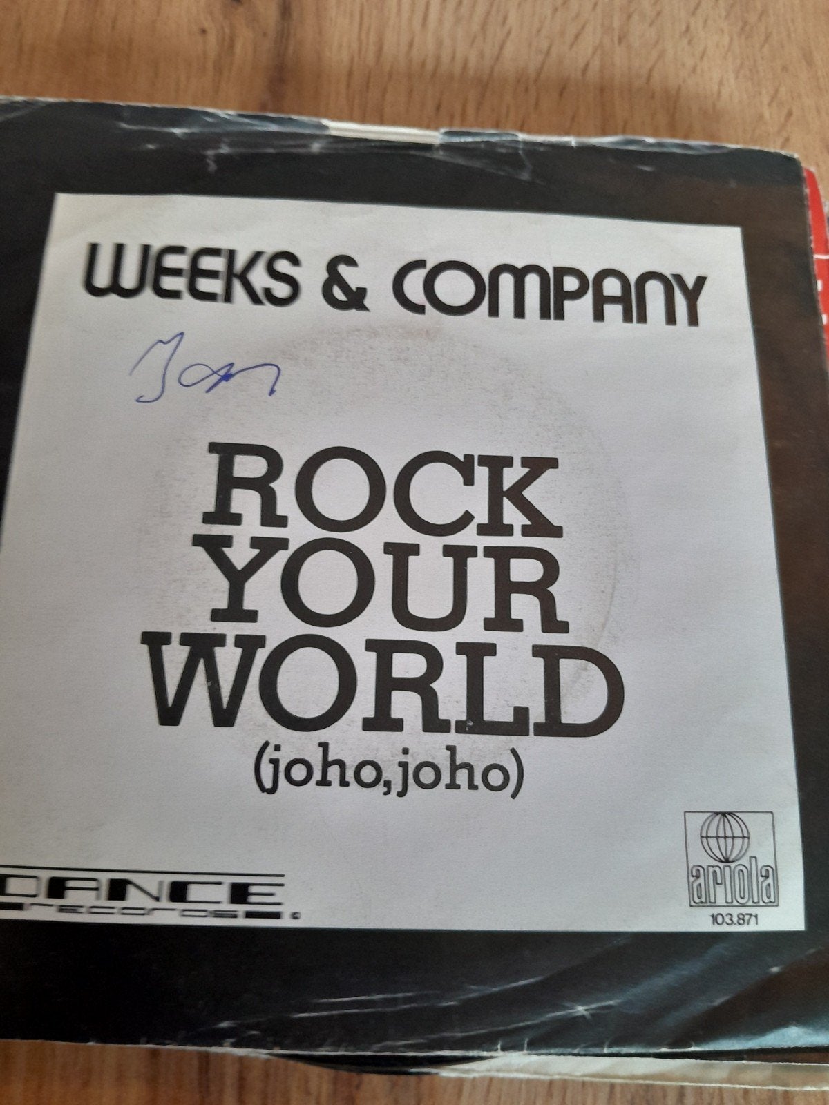 Weeks & company 7inch rock your world, Ophalen of Verzenden, Zo goed als nieuw, Pop