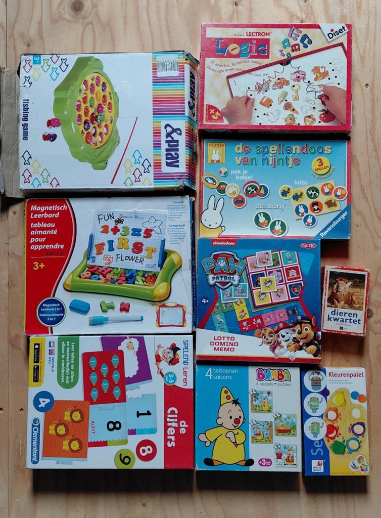 Diverse spelletjes en puzzels bumba Paw patrol nijntje, Ophalen of Verzenden, Gebruikt, Knutselen, Met licht