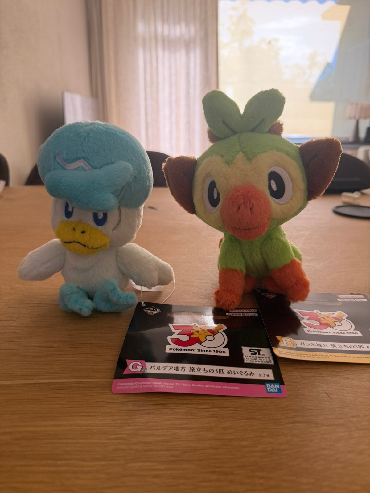 Pokemon knuffels 30th anniversary, Ophalen of Verzenden, Nieuw, Overige typen