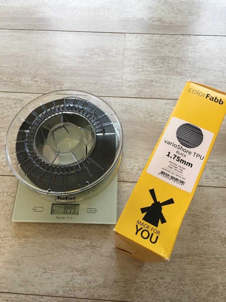varioShore TPU Black 1.75mm 3D-printing filament, ColorFabb, Computers en Software, 3D-printerbenodigheden, Ophalen of Verzenden