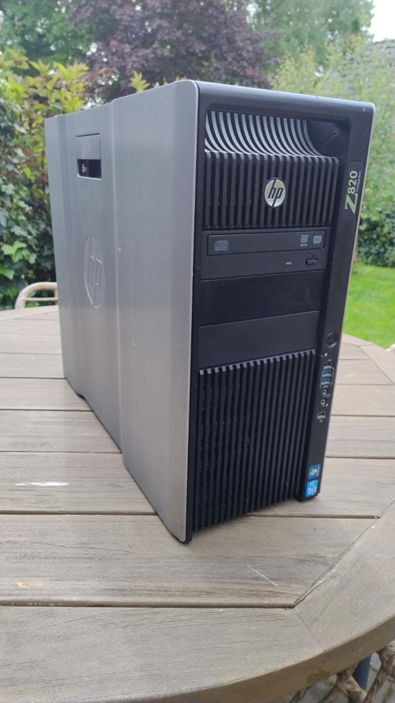 HP Z820 Workstation - Krachtige Desktop PC, Ophalen, 64 GB of meer, Gebruikt, 2x Intel CPU E5 2680 2.7 GHz