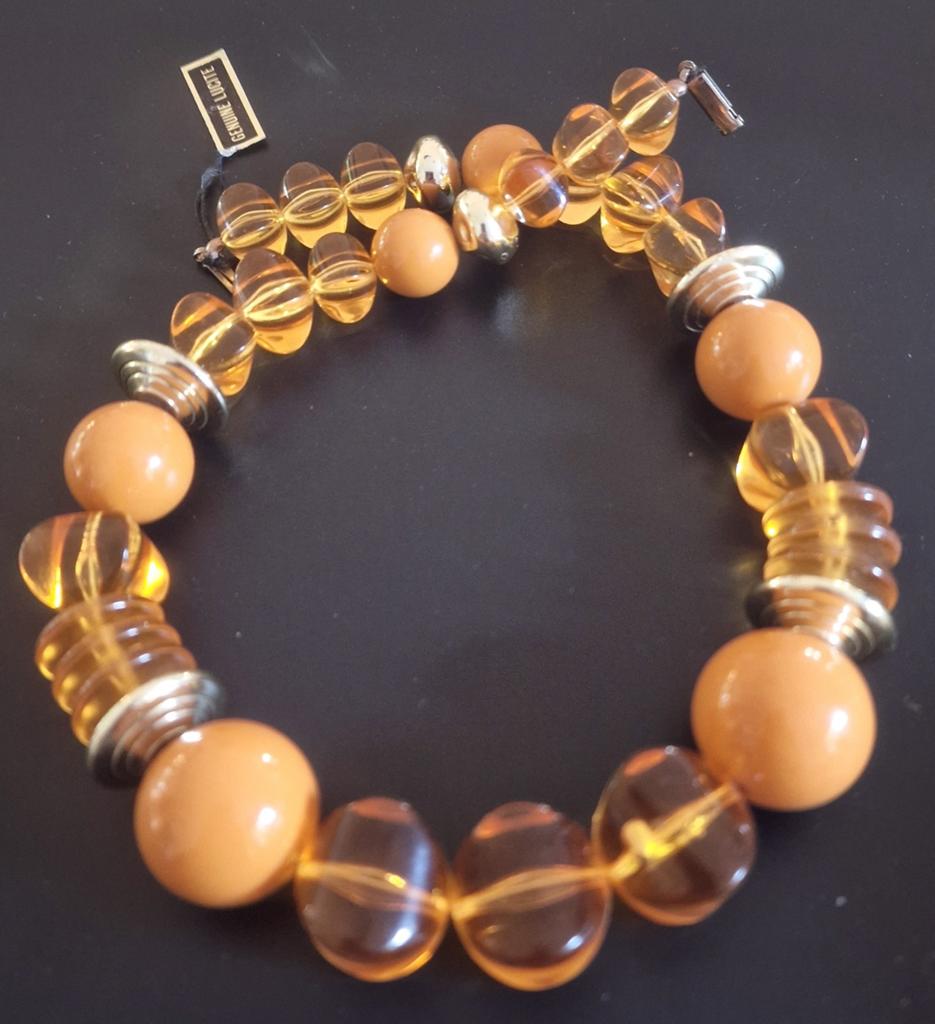Vintage ketting, Ophalen of Verzenden, Zo goed als nieuw, Overige materialen