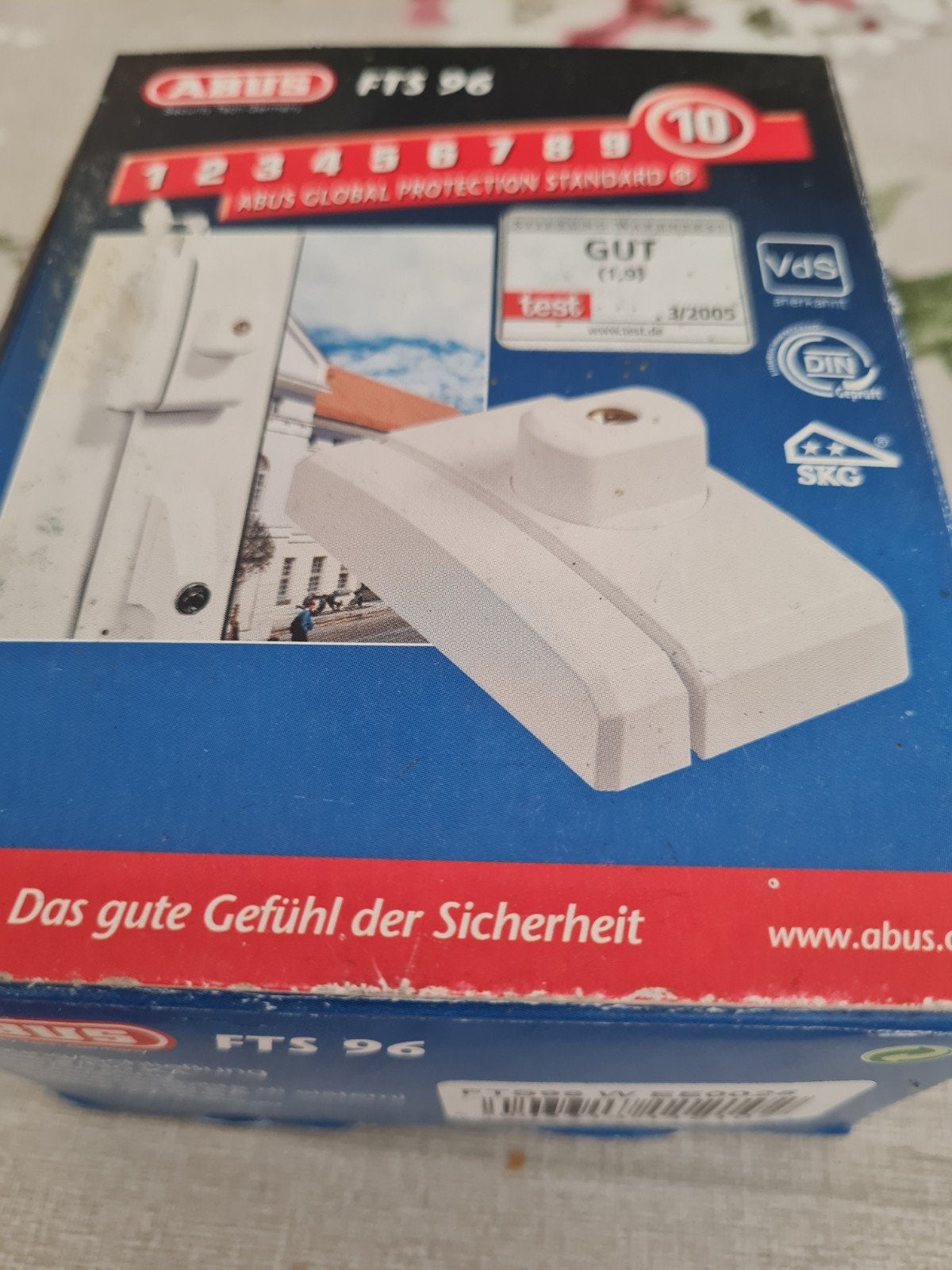 Nieuw ABUS FTS 96 bijzetslot voor ramen en deuren, Ophalen of Verzenden, Nieuw, Slot