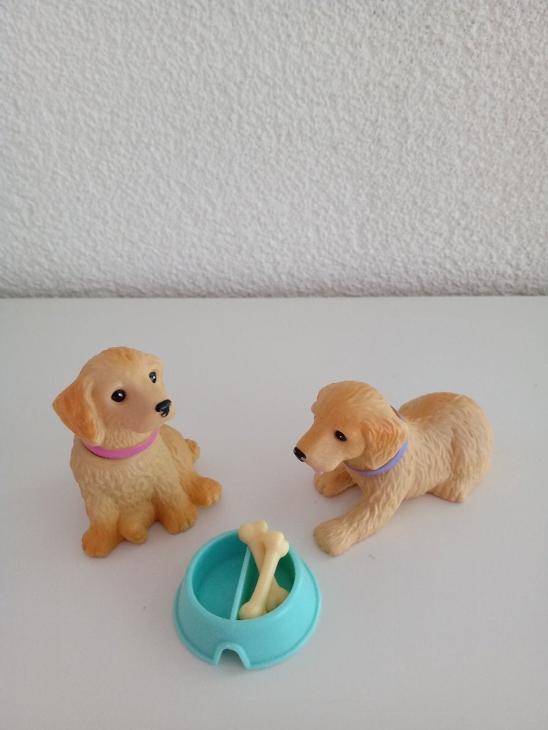 Barbie Bobbin' Bow-Wows - Golden Retriever Pups, Ophalen of Verzenden, Gebruikt, Accessoires