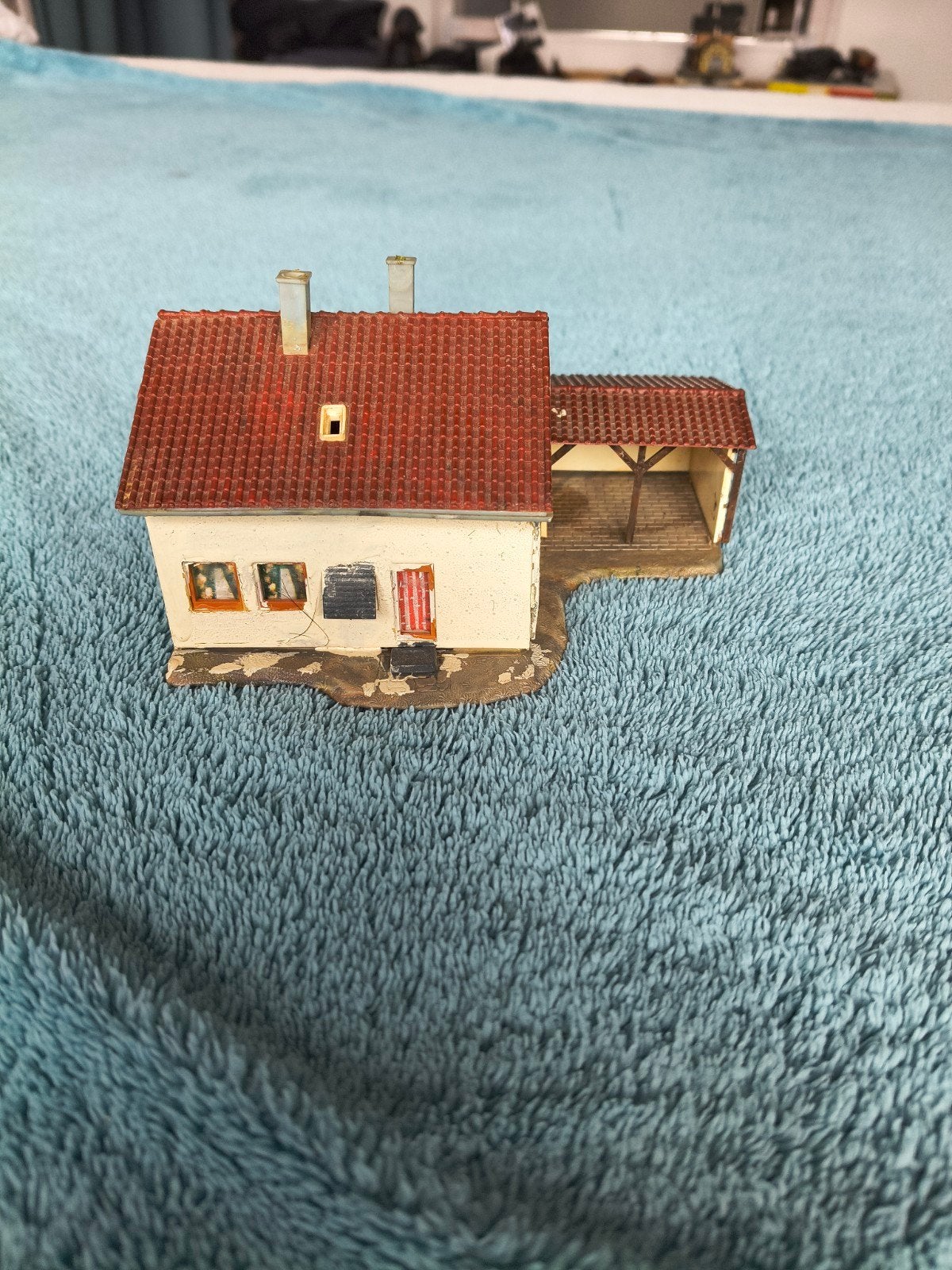 Faller H0 modelbouw huisje - Vintage huisje voor modelspoor, Ophalen of Verzenden, Gebruikt, 1:50 tot 1:144