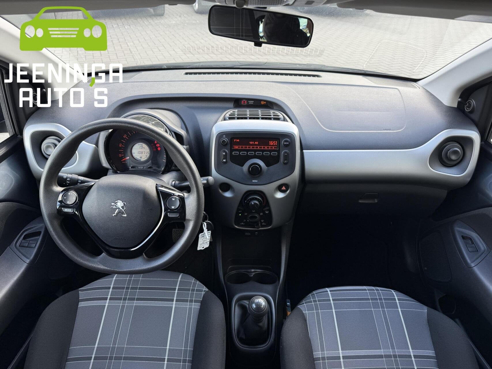 Peugeot 108 1.0 e-VTi Blue Lion|Aitco|NAP, Auto's, Voorwielaandrijving, Stof, Gebruikt, 4 stoelen