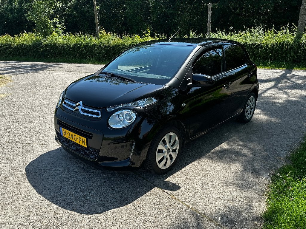 Citroën C1 1.0 VTi 72PK S&S 5D 2020 Zwart, Auto's, Stof, 4 stoelen, C1, Zwart