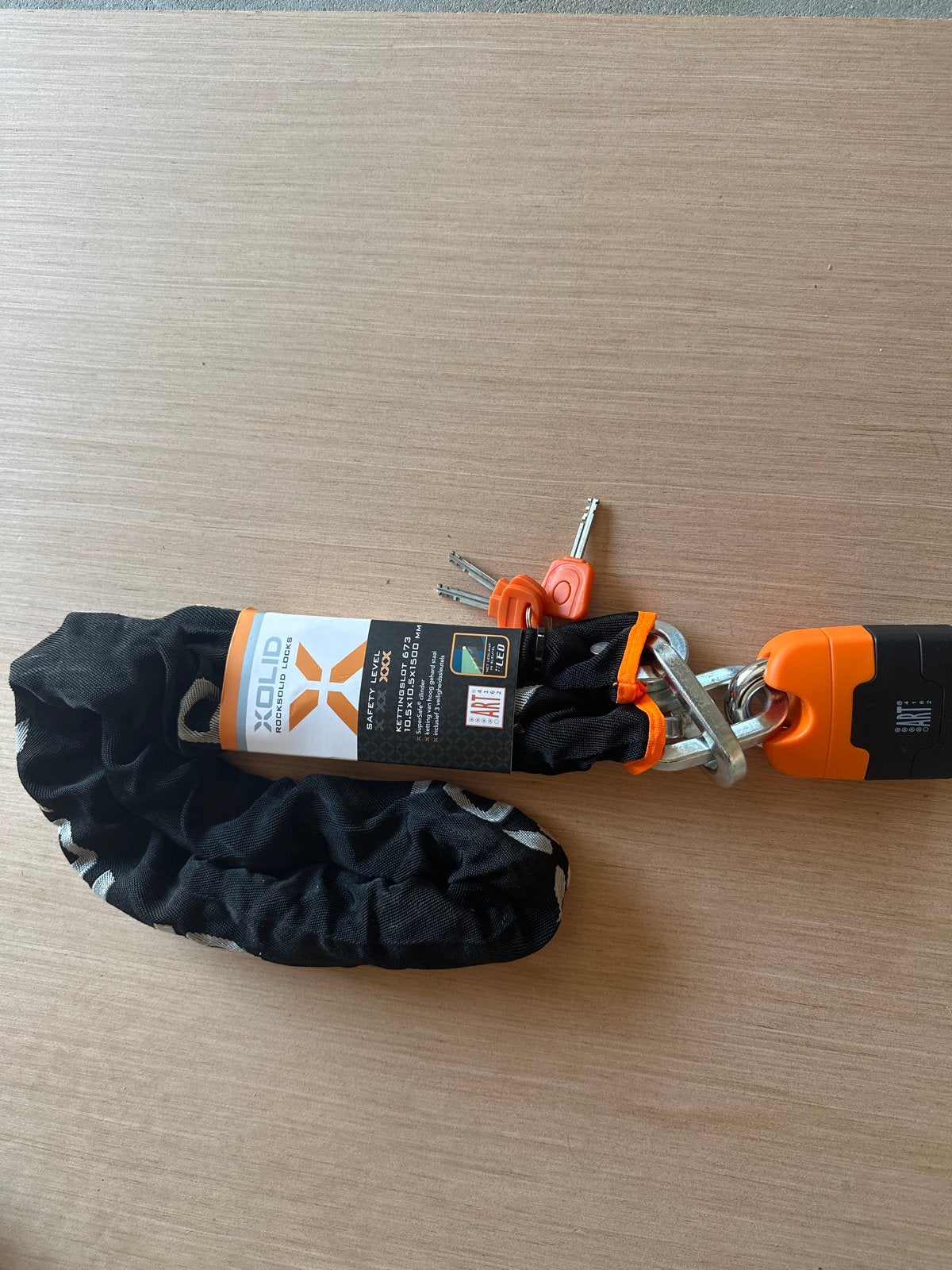 Xolid Rocksoud Kettingslot met ART-keurmerk, Ophalen of Verzenden, Nieuw