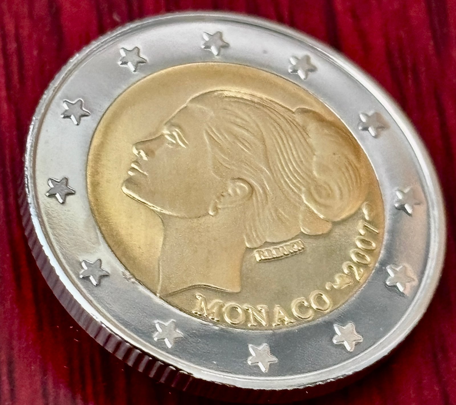 Grace Kelly 2007 Monaco, Ophalen of Verzenden, Monaco, 2 euro