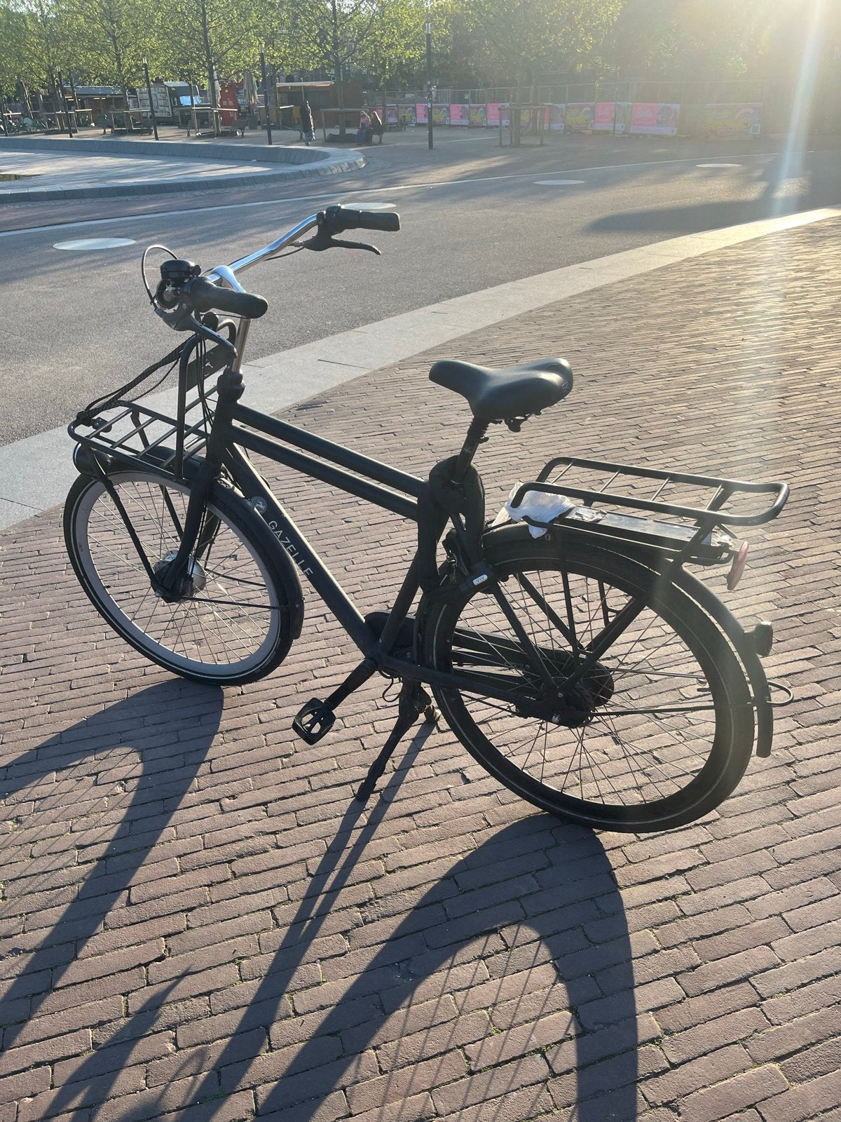 Gazelle elektrische fiets zonder accu, Ophalen, Velgrem, Versnellingen, Gazelle