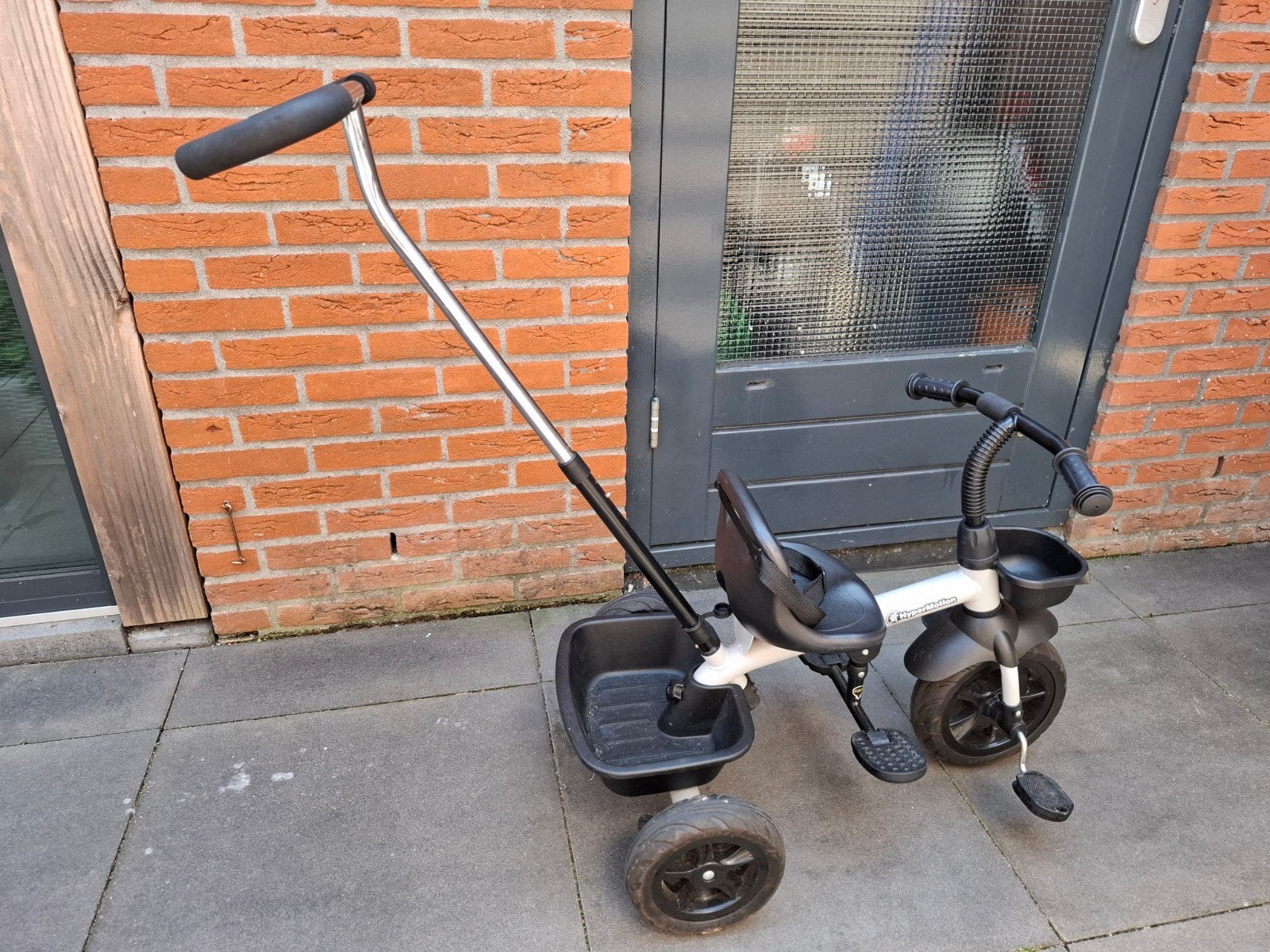 Fiets met stang om te duwen en mee te sturen, Ophalen, Zo goed als nieuw