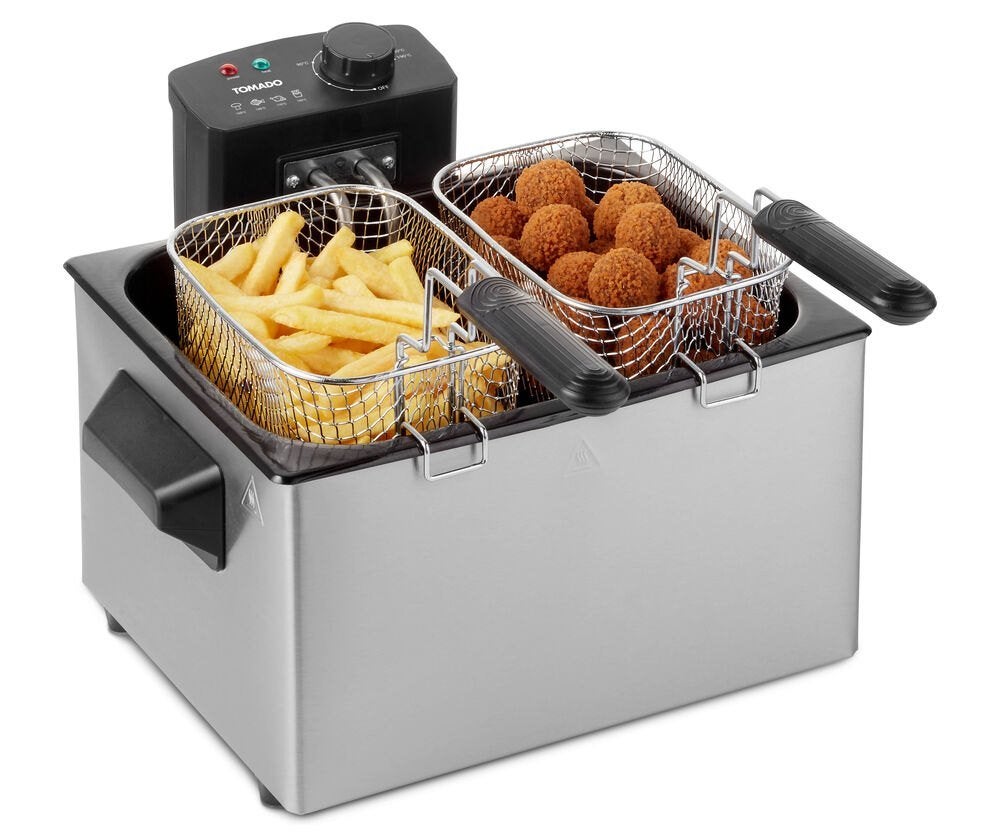 Frituurpan - friteuse - 5 liter, Witgoed en Apparatuur, Frituurpannen, 4 liter of meer, Ophalen, Zo goed als nieuw, Duo-friteuse