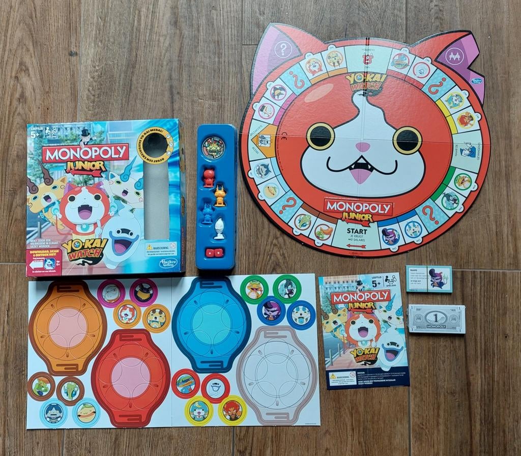 Monopoly junior Yo- Kai Watch NIEUW, Ophalen of Verzenden, Nieuw