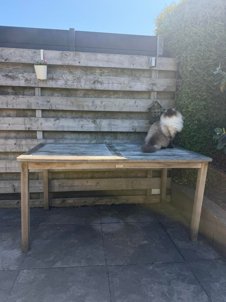 Exotan tuintafel, Tuin en Terras, Tuinbanken, Zo goed als nieuw, Kunststof, Ophalen
