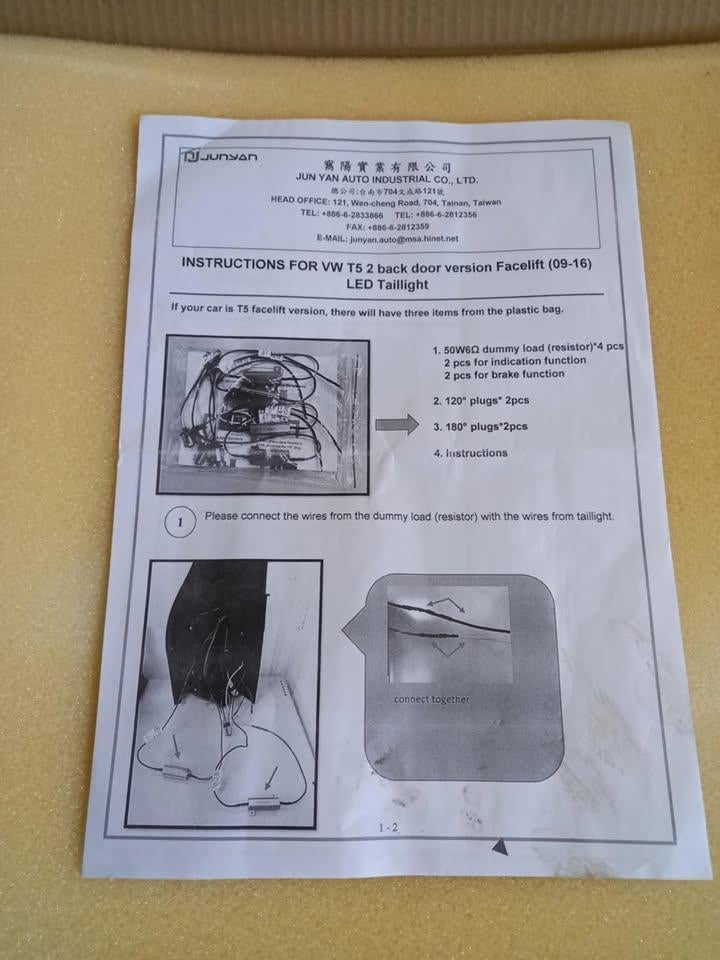 te koop achterlichten van vw transpoter t5, Ophalen, Volkswagen