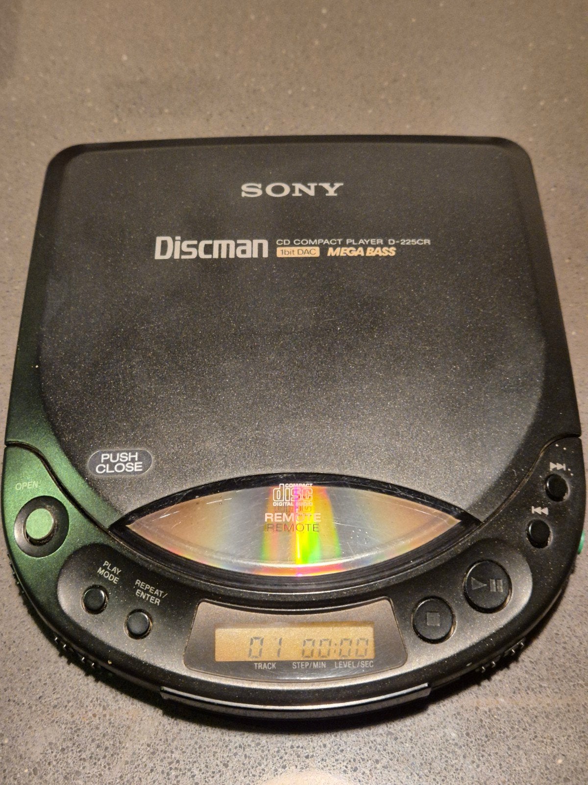 Sony Discman D-225CR - Mooie Staat - Zeldzaam - Getest Werkt, Ophalen of Verzenden, Discman